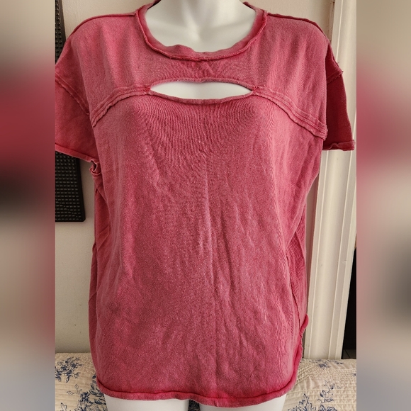 NWOT We The Free CutvIt Out Tee Casual Top - Picture 6 of 11